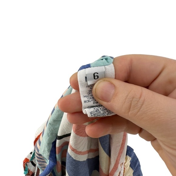 Mark D Sikes M.D.S Striped Multicolor Sleeveless Maxi Dress with pockets Size 6 - Picture 7 of 12